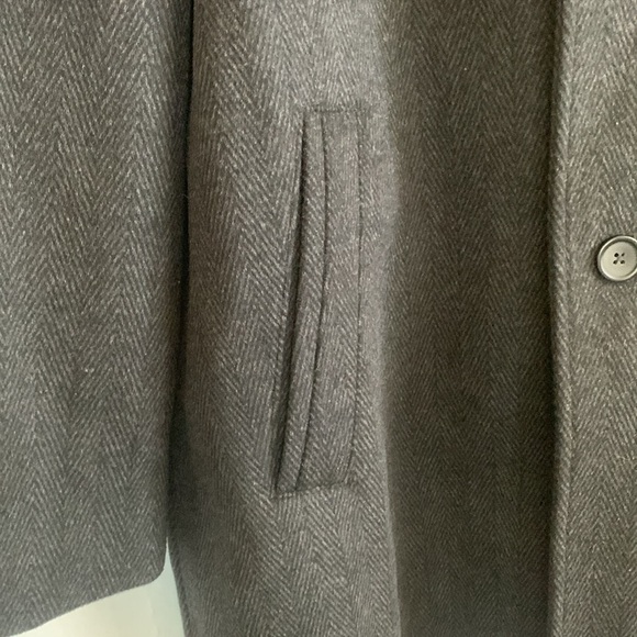 Jos. A. Bank Black Winter Coat Wool blend. XL 46Long - Picture 3 of 10